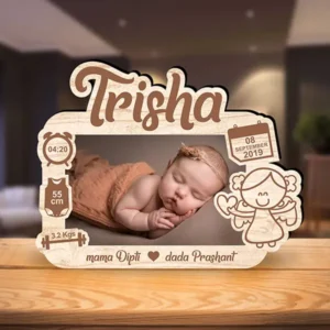 New Baby Birth Announcement Frame
