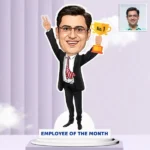 Employee of the Month Caricature for Him