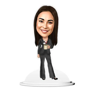 Formal Dressed Caricature for Her