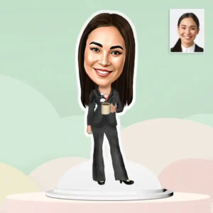 Formal Dressed Caricature for Her