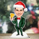 Secret Santa Christmas Caricature for Him