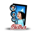 Best Brother Trophy Photo Frame