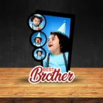 Best Brother Trophy Photo Frame