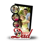 Best Dad Trophy Photo Frame