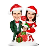 Christmas Family Caricature