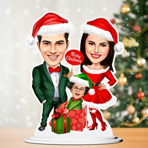 Christmas Family Caricature