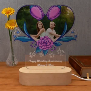 Heart shaped Photo LED Frame