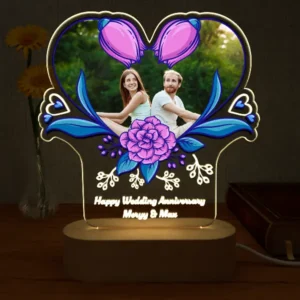 Heart shaped Photo LED Frame