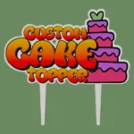 Custom Acrylic Cake Topper – Personalized Cake Decoration