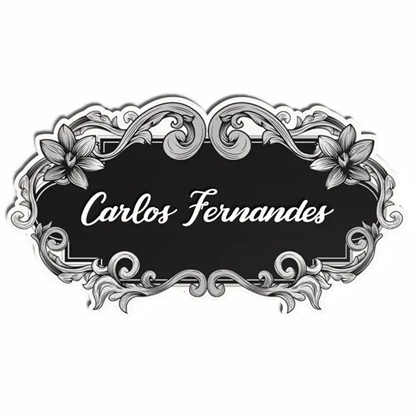 Elegant Name Plaque