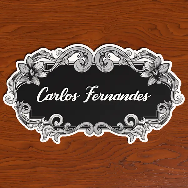 Elegant Name Plaque