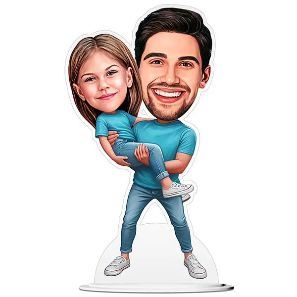 Daddy’s Little Girl Caricature