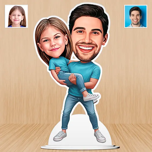 Daddy’s Little Girl Caricature
