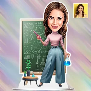 Science Teacher Caricature
