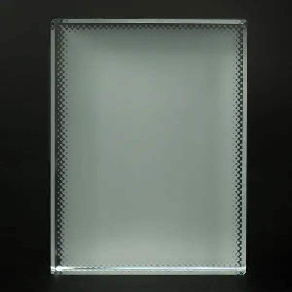 Personalized Rectangular Crystal Photo – Custom 3D Glass Keepsake