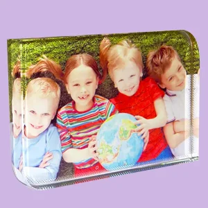 Personalized Crystal Photo Block